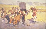 Frederick Remington The Emigrants oil painting reproduction